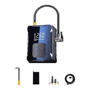 Pompe De Gonflage Sans Fil Compresseur D'air De Voiture Portable Avec Éclairage Led - Neuf