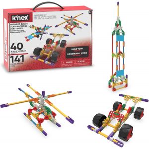 lbgwp60-15210 Beginner 40 Model Building Set, Educational Toys For Boys And Girls, 141 Piece Beginners Learning Kit, Engineering For Kids, Colourful Building Construction Toys For Children Aged 5 + - Neuf