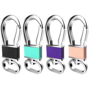 Lot de 4 crochets à clés en métal, porte-clés, boîte de rangement pour clés de voiture - Neuf