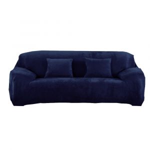 Housse De Canap&eacute; &Eacute;lastique Quatre Places, Housse De Protection Antid&eacute;rapante Avec Articles En Mousse - Neuf