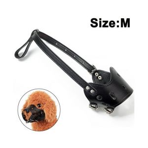Museli&egrave;re Pour Chien En Cuir Pu De Qualit&eacute; Sup&eacute;rieure - Anti-Morsure Et Anti-Ingestion Pour Chiens De Taille Moyenne &Agrave; Grande - Ajustement Confortable Et R&eacute;glable - Neuf