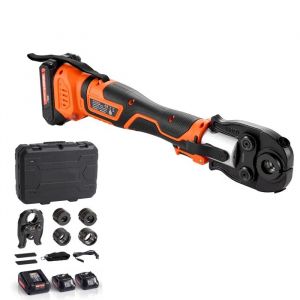 Sertisseuse &Eacute;lectrique sans Fil 18 V-Duoku-pour Plomberie-Adapt&eacute;e aux Tuyaux PEX et Aluminium-plastique-2 Batteries 2 Ah-Chargeur - Neuf