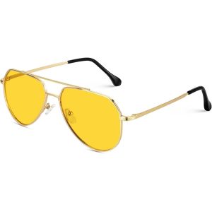 Kathlelxh-Lunettes De Soleil Polarisées Un Xes Classiques Avec Monture En Métal Protection Uv400 Pour La Pêche, La Conduite, Le Golf[H1539] - Neuf