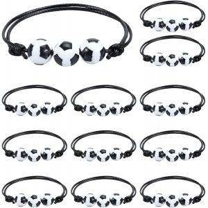 Kalanka-12 Pièces Bracelet De Football Et Sport Pour Enfants, Tressés Réglables D'amitié, Garcon, Bresilien, De Surf Pour Femme Et Homme - Bijoux Cadeaux - Neuf