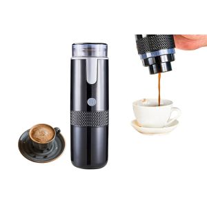 Cafeti&egrave;re &eacute;lectrique portable &agrave; filtre pour capsules K-Cup et caf&eacute; moulu, rechargeable, id&eacute;ale pour les voyages et la maison - Neuf