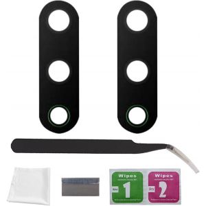 Kal-2 Packs Lentille Caméra Pour Oppo A5 (2020) / Oppo A9 (2020) Vitre Appareil Photo Objectif Arrière Avec Kit De Réparation - Neuf
