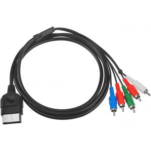 MEVRONISSHOP-Gam3Gear C&acirc;ble AV Composant C&acirc;ble Audio Vid&eacute;o HD pour Xbox, C&acirc;ble Vid&eacute;o de Jeu de Haute Qualit&eacute; de 166 cm, Meilleur que les C&acirc;bles RCA/Composite - Neuf