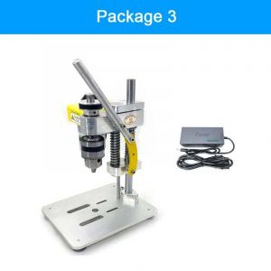 Mini Perceuse D'établi Multifonctionnelle 120w,Perceuse De Haute Précision,Machine De Perçage De Trous De Mandrin,Bricolage - Type Update Package 3 - Neuf
