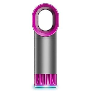 Ventilateur sans pales Petit ventilateur de table Refroidisseur d'air Gris rechargeable - Neuf