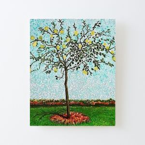 Canevas imprimer David Hockney Quince Tree Art Impression sur toile Roulée Tableau Art Décoration Murale / Sans cadre 40X50cm - Neuf