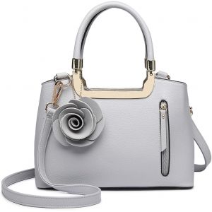 Sjzg-Bolso Bandolera De Piel Sint&eacute;tica Con Asa Superior Para Mujer, Elegante Bolso De Hombro Con Dise&ntilde;o De Flores - Neuf