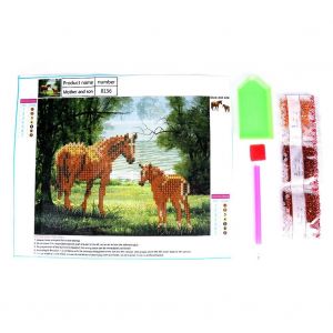 Bricolage Fait &Agrave; La Main Strass Broderie Peinture Point De Croix Kit Artisanat Pour La D&eacute;coration Murale &Agrave; La Maison - Neuf