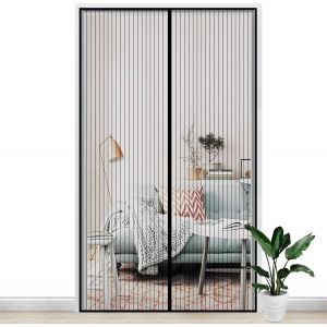 160x230CM Porte Moustiquaire Magnétique Anti Moustique Mouche/Fermeture Automatique Aimant avec Bande Scratch - Neuf
