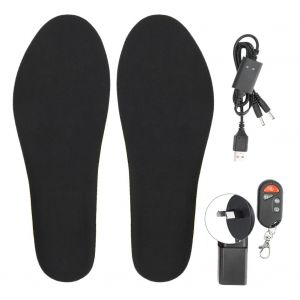 Semelles Chauffantes Usb Pour Chaussures D'hiver, Tapis Chauffant Pour Les Pieds, Semelles Chauffantes Pour Sports De Plein Air, Prise Au 220 V, Noir, 41-46 - Neuf