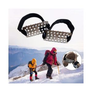 Crampons Antidérapants À 26 Dents Pour Chaussures - Crampons Durables Pour La Randonnée Hivernale, L'escalade Et Les Activités De Plein Air - Neuf