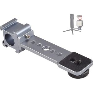 Support de microphone à triple griffe,adaptateur de support de barre d'extension pour DJI OM4 OSMO Mobile 3,Smooth 4,Hohem iSteady Mobile+,Feiyu,MOZA,DSLR,stabilisateur de cardan - Neuf