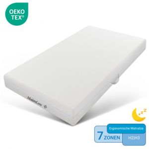 N616P228872A, matelas en mousse froide de 90x200 cm, matelas confortable en mousse &agrave; 7 zones, hauteur 20 cm (H3/H2).Caract&eacute;ristiques : Couverture en fibres ultra-fines, ressorts avanc&eacute;s dans - Neuf