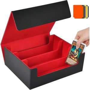 Bo&icirc;tes De Rangement Pour Cartes &Agrave; Collectionner,Deck Box Pour Cartes Magic The Gathering,Cartes &Agrave; Collectionner Bo&icirc;te 1800+ Cartes Simples,Game Card Deck Case Box - Neuf