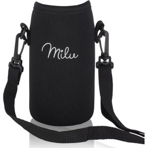 Sac En Néoprène Pour Gourde En Acier Inoxydable 350 Ml, 500 Ml, 750 Ml, 1000 Ml - Pièce De Rechange - Sac Isotherme Pour Les Déplacements - Avec Dragonne (750 Ml) - Neuf