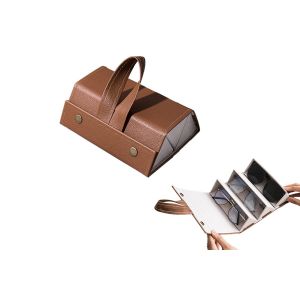Organisateur De Lunettes Suspendu Avec 3 Emplacements Pour Ranger Lunettes De Soleil Et Autres Lunettes De Vue - Neuf
