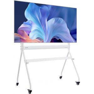 MEVRONISSHOP-Support TV &agrave; roulettes, pour t&eacute;l&eacute;viseurs/LED/LCD/OLED de 889 &agrave; 2540 mm, Chariot TV Mobile, jusqu'&agrave; 90 kg, Support t&eacute;l&eacute; sur Pied Portable, Max. VESA 800 x 600 mm, pour Salon, Bureau, ext&eacute; - Neuf