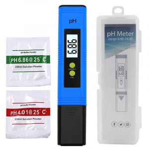 Testeur de PH numérique, LCD Numérique de la Qualité de l'Eau Testeur, 0.01 Ph Précision, Plage de Mesure de 0 à 14 Ph, de l'Eau Potable, des Aquariums, la culture Hydroponique, les Piscines - Neuf