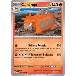 Carte Pok&eacute;mon - Cam&eacute;rupt - 028/217 - H&eacute;ros Transcendants - Neuf