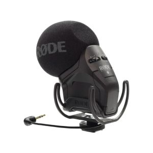 Rode Stereo Videomic Pro - Noir - Microphone st&eacute;r&eacute;o &agrave; &eacute;lectret - Filaire - Contr&ocirc;le du volume - 40 Hz &agrave; 20 kHz - 134 dB SPL - Neuf