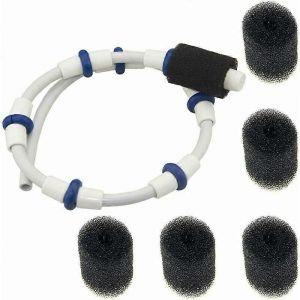 Tentacule complet adaptable pour tuyau de balayage de queue Polaris 280 380 180 B5 + 5 mousses + 1 pinces de fixation - Neuf