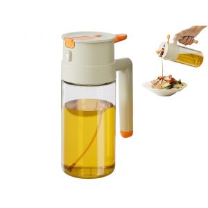 Vaporisateur Et Flacon Distributeur D'huile D'olive 2 En 1 De 650 Ml Pour La Cuisson - Neuf