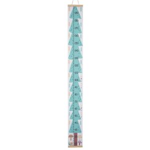 F Courbe De Croissance En Toile Pour Enfant -Décoration Murale Unisexe De Chambre D'enfant- Mesure - Neuf