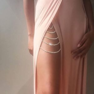 (Chaîne De Cuisse En Argent) Araignée Jambe Chaîne Couches Perle Cuisse Chaîne Serpent Insecte Corps Chaîne Été Plage Accessoires Femmes Et Filles Bijoux - Neuf