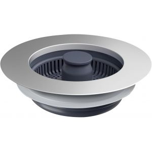 Jgd-Bouchon D'&eacute;vier En Acier Inoxydable Filtre Evier Cuisine 3 En 1 Bouchon D'&eacute;vier &Agrave; Noyau Rebondissant Bouchon Evier Filtre D'&eacute;gout Anti-Odeur Et Anti-Colmatage - Neuf