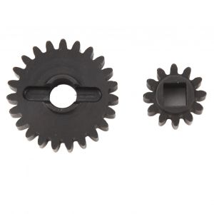 Engrenages de portail RC 0.8M, engrenages en acier 12T 23T compatibles avec Axial Capra pour voitures SCX10 III 1/10 RC - Neuf