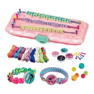 Kit de fabrication de bricolage Bracelet d'amiti&eacute;,jouets filles,bracelets artisanat bijoux m&eacute;tier &agrave; tisser fabricant jouets wit - Neuf