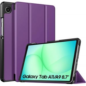 Coque Compatible avec Samsung Galaxy Tab A9 8,7"" 2023, ?tui de Protection Fin et L&iquest;&iquest;ger avec Dos en PC Rigide pour Samsung Galaxy Tab A9 8,7"" SM-X110/X115/X117, Violet Fonc&iquest;&iquest; - Neuf