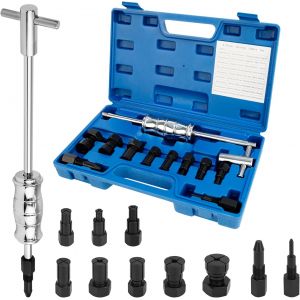 MEVRONISSHOP-Extracteur de Roulements, Jeu de 12 Pi&egrave;ces avec Marteau Coulissant, Outil de Roulement de Bo&icirc;tier 8&iquest;32 mm, Kit d&iquest;Extraction &agrave; Billes & Roue avec 8 Pinces Extensibles pour Auto, Moto et M - Neuf