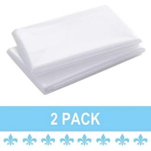 Lot De 2 Housses De Rangement Pour Matelas Simples/Doubles (49,4 Cm X 260 Cm) - Housses En Plastique Pour Matelas Simples, Id&eacute;ales Pour Le D&eacute;m&eacute;nagement. - Neuf