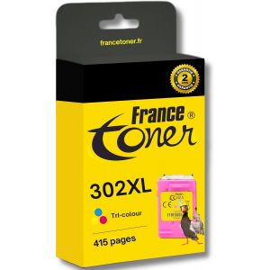 SHILIU-Cartouche 302XL Couleurs C/M/Y d'encre Remplacement pour HP 302 XL (F6U67AE) pour Cartouches HP 302 Compatibles avec HP Desk[ - Neuf