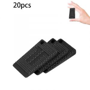 Cales de table, patins souples de qualite superieure pour meubles, niveleurs, cales en plastique pour restaurant (20 pieces, noir) - Neuf