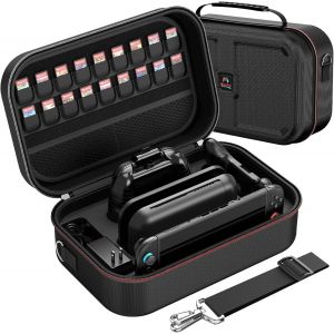 HEYSTOP Étui Rigide Nintendo Switch 2 - Housse de Voyage Portable avec 18 Emplacements pour Cartes de Jeu et Grand Capacité - Neuf