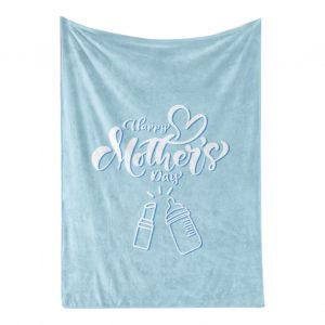 Hjlian Couverture Douce Et Confortable En Polyester Pour La Fete Des Meres, Cadeau Ideal Pour Maman, Fille Ou Fils, Bl307, 120 X 150 Cm - Neuf