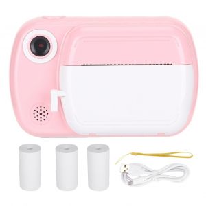 Mini camera rose 1080p a double objectif pour enfants, petite camera thermique de 3,5 pouces - Neuf