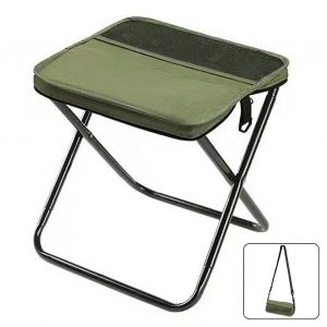 Tabouret De Sac A Dos Pliable, Chaise De Camping Legere Et Portable Pour Randonnee, Peche Et Pique-Nique Avec Sac De Transport - Neuf