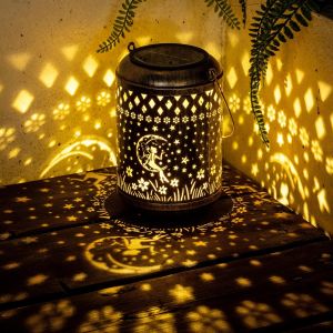 Lanternes Solaires D'extérieur À Suspendre En Métal Étanche Pour Jardin, Terrasse, Porche, Jardin, Pelouse - Neuf