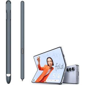 TIANYI-Stylet de Remplacement pour Stylet S Pen Z Fold6/Z Fold5, Stylet pour Fold4 Pen avec Plateau pour Stylet, Z Fold6 SPen Stylet avec Emplacement pour Stylet S Pen-Gris-B - Neuf