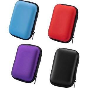 Mdy-4 Pcs Rangement Carte, Étui De Jeu De Cartes Avec Fermeture Éclair, Boîte De Rangement Portable Pour Organisateur De Tarot Pour Ranger Des Cartes, Des Écouteurs Et Des Câbles De Données - Neuf