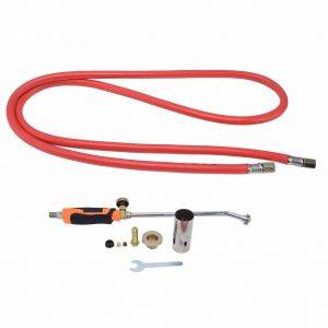 HJLIAN Chalumeau de soudage chauffant a gaz liquefie, lance-flammes portable d'exterieur avec tube de 2 m pour usage domestique - Neuf