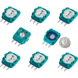 8X FU 10K Potentiomètre de Remplacement pour PS4, PS3, Switch Pro Manette sans Fil, Module de Capteur à Résistance Variable pour Favor Union Joystick Analogique - Neuf