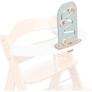 Plateau Avec Xylophone Bebe Play Music Pour Chaise Haute Bebe Alpha+ Et Beta+, Jouet En Bois Bebe (Certifi&eacute; Fsc&reg;) - Combinable Avec Le Play Tray, Mat&eacute;riau Recycl&eacute; - Zebra White - Neuf
